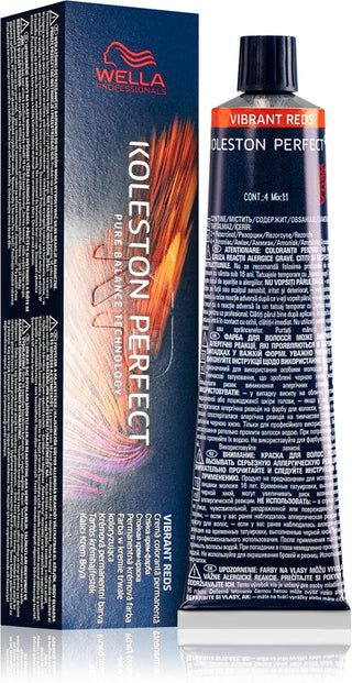Wella Koleston Perfect Me Tintura de cabelo profissional 60ml 55/46 Vermelho Roxo Castanho Claro Intenso