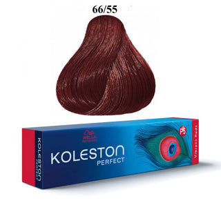 Wella Professionals Koleston Perfect Tinta permanente per capelli 66/55 Biondo scuro intenso Mahon 60 ml