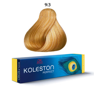 Wella Professionals Koleston Perfect Tinta permanente per capelli 9/3 Biondo chiarissimo dorato 60 ml