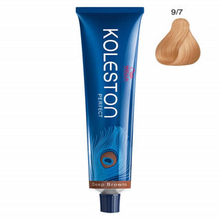 Wella Professionals Koleston Perfect Tinta permanente per capelli 9/7 Biondo castano molto chiaro 60 ml