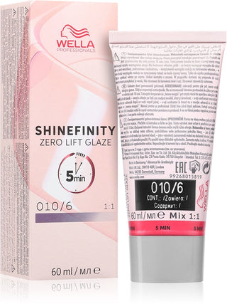 Wella Shinefinity Zero Lift Glaze Tintura Professionale Capelli 60ml Trasparente