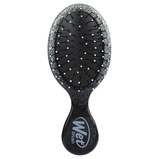 Wet Brush Coleção Champagne Toast - Mini escova desembaraçadora de cabelo Sparkling Silver Detangle