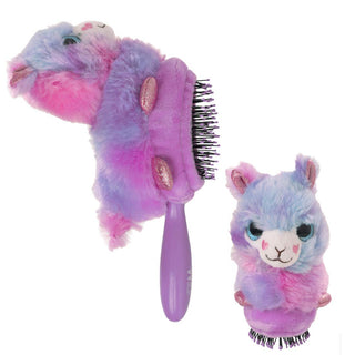 Escova desembaraçadora de cabelo com escova molhada e lâmina desembaraçadora