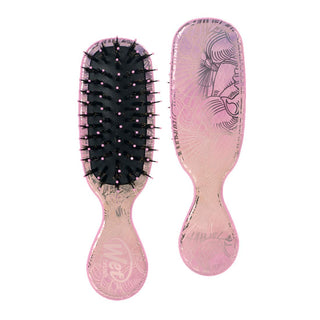 Wet Brush Coleção Treasured Waters - Intensificador de Brilho - Mini Escova Desembaraçadora para Cabelos e Conchas