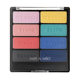 Paleta de sombras Wet n Wild Ícone de cor E7371 Poster Child 8 tons 6 g