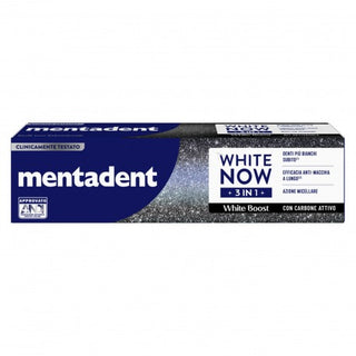 Mentadent White Now 3In1 Con Carbone Attivo 75 Ml