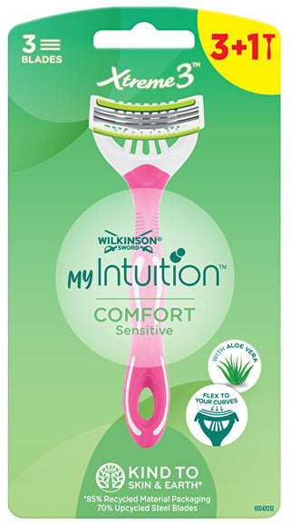 Wilkinson sword Disposable razor da donna My Intuition Comfort Sensitiv e 3 + 1 pc
