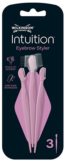 Wilkinson sword Intuition Eyebrow Styler 3-piece eyebrow grooming set