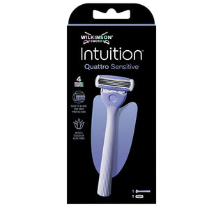 Wilkinson sword Intuition Quattro Sensitive razor + 1 head