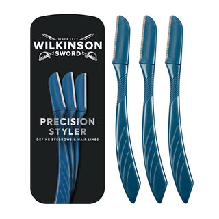 Wilkinson Sword Precision Style Straightening Iron for Eyebrows and Beard 3 Pieces 