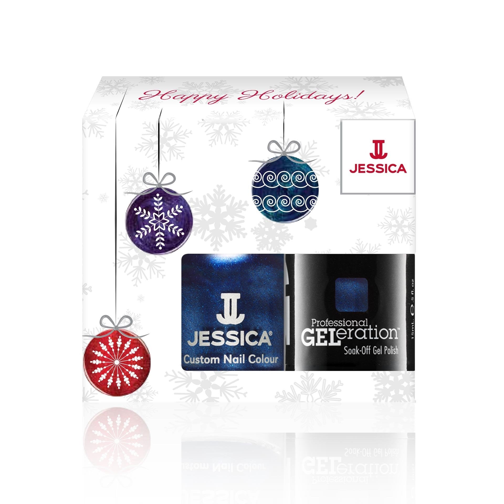 Winter Set Jessica Light Up The Sky - Vernis à ongles traditionnel 14,8 ml + Gel semi-permanent 15 ml