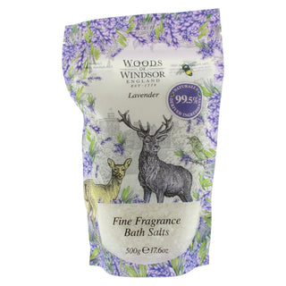 Woods Of Windsor Lavanda Naturale Ringiovanito Lavanda Sale da bagno 500 g