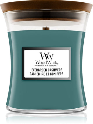 Woodwick Sklenice s kašmírem Evergreen - 275,0 g