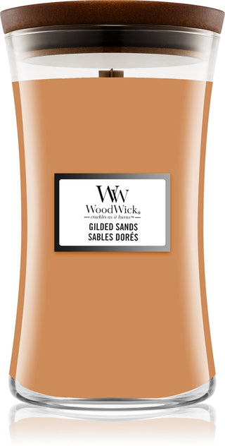Woodwick Vonná svíčka Gilded Sands ve sklenici 609,5 g