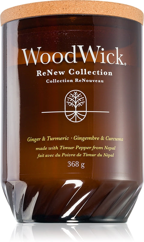 Woodwick Kynttilä ReNew inkivääri ja kurkuma (inkivääri ja kurkuma) - 368,0 g