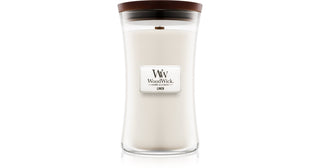 Woodwick Vaso candela profumato Lino 609,5 g