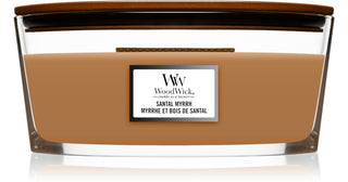 Woodwick Santal Myrrh Ship ( legno di sandalo e mirra ) - 453,6 g