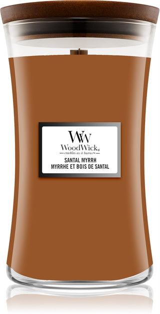Woodwick Santal Myrrh Jar (santalové dřevo a myrha) - 609,0 g
