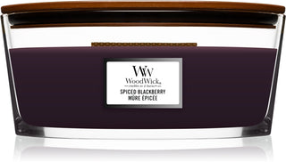 Woodwick Nave Spiced Blackberry (Spicy Blackberry) - Candela profumata - 453,6 g