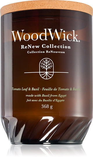 Woodwick ReNew Tomato Leaf & Basil - 368,0 g