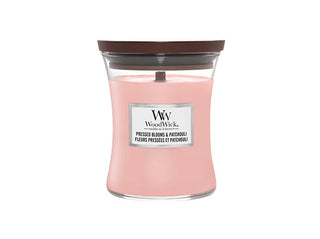 Woodwick Pressed Blooms & Patchouli Medium Jar Scented Candle 275 g