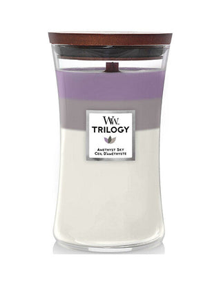 Woodwick Grande candela profumata Trilogy Ametista Sky 609,5 g