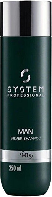 System professional Purple shampoo da uomo Man (Silver Shampoo) 250 ml