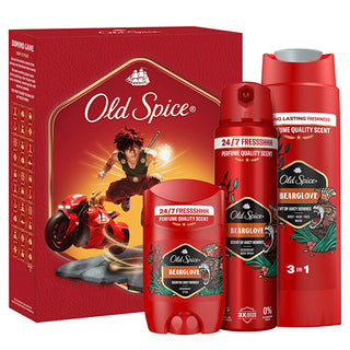 Old Spice Geschenkset Domino Bearglove 