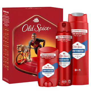 Old Spice Set de regalo con Domino Whitewater 