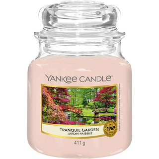 Yankee Candle Vela Aromática Média Clássica Tranquil Garden 411 g