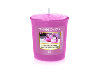 Yankee Candle Vela votiva aromática Saquê de ameixa doce 49 g