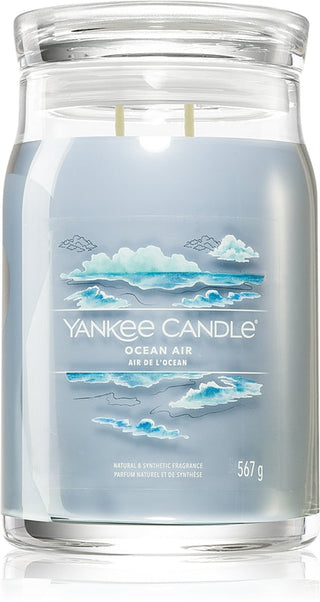Yankee Candle Signature Glass Large Ocean Air aromatic candle 567 g