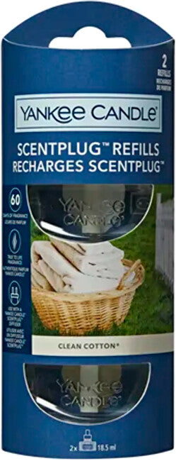 Yankee candle Clean Cotton Diffuser Refill (ScentPlug) 2 x 18.5ml