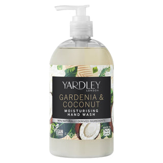 Yardley Gardenia e Latte di Cocco Botanico Deterge Gel per le Mani 500 ml