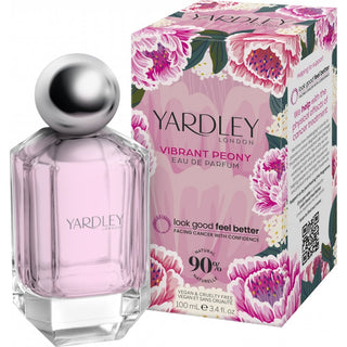 Yardley Peonia vibrante, eau de parfum, da donna, 100 ml