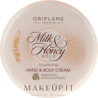 Oriflame Crema Mani Oro Latte Miele 250 ml — Crema mani