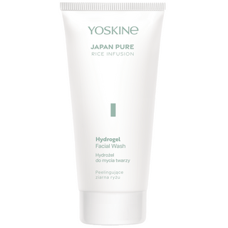 Yoskine Japan Pure , Infuso di Riso, Gel Esfoliante, Detergente, Viso, 150 ml