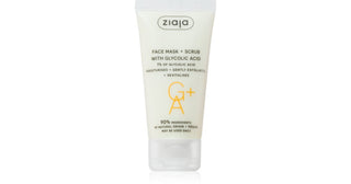 Ziaja Mască facială + scrub exfoliant cu acid glicolic - 55ml
