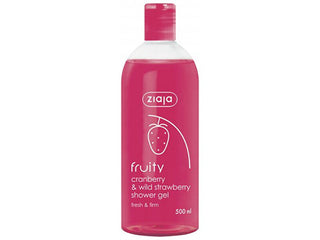 Ziaja Gel doccia Cranberry & Wild Strawberry Gel doccia 500 ml