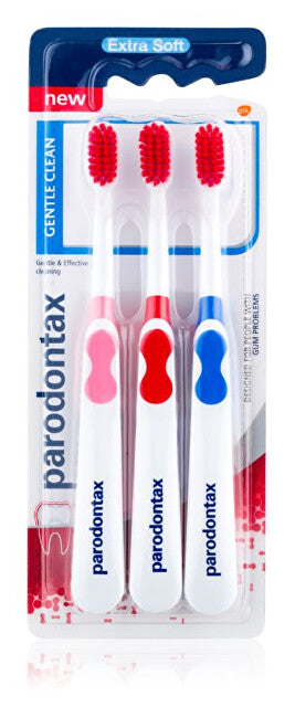 Parodontax Extra Fine Gentle Clean Extra Soft toothbrush 3 pcs