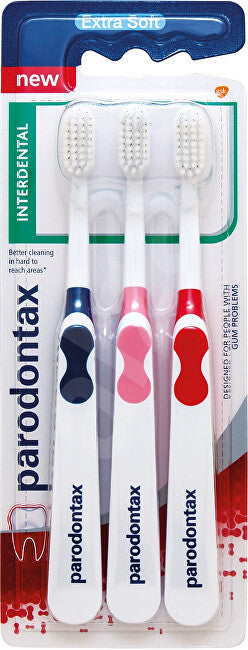 Parodontax Extra soft soft toothbrush Interdental Extra Soft 3 pcs